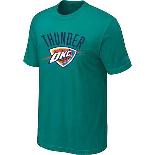 Oklahoma City Thunder Big & Tall Primary Logo Green T-Shirt Cheap