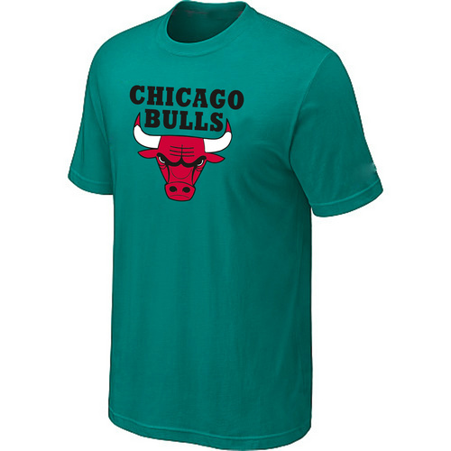 Chicago Bulls Big & Tall Primary Logo Green T-Shirt Cheap