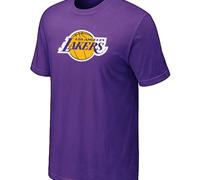 Los Angeles Lakers Big & Tall Primary Logo Purple T-Shirt Cheap
