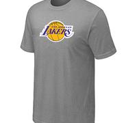 Los Angeles Lakers Big & Tall Primary Logo L.Grey T-Shirt Cheap