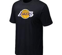 Los Angeles Lakers Big & Tall Primary Logo Black T-Shirt Cheap