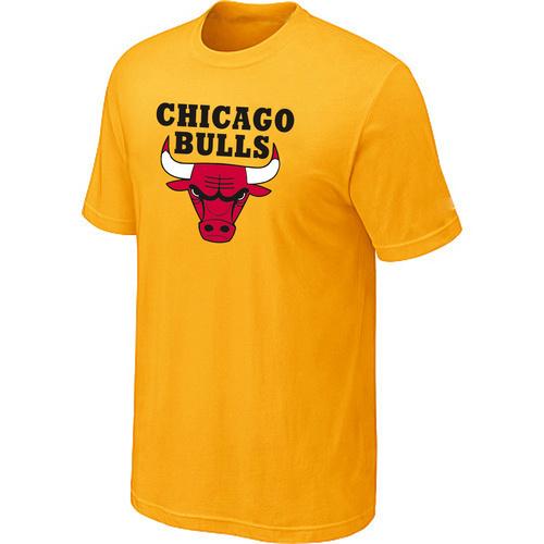 Chicago Bulls Yellow NBA T-Shirt Cheap