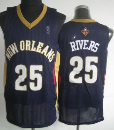 New Orleans Pelicans 25 Austin Rivers Blue Revolution 30 NBA Jerseys Cheap