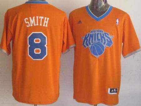 New York Knicks 8 JR Smith Orange Revolution 30 Swingman NBA Jersey 2013 Christmas Style Cheap