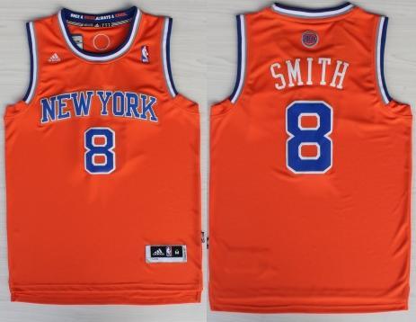 New York Knicks 8 JR Smith Orange Revolution 30 Swingman NBA Jerseys Cheap