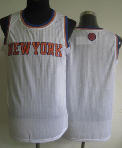 New York Knicks Blank White Revolution 30 NBA Jerseys Cheap