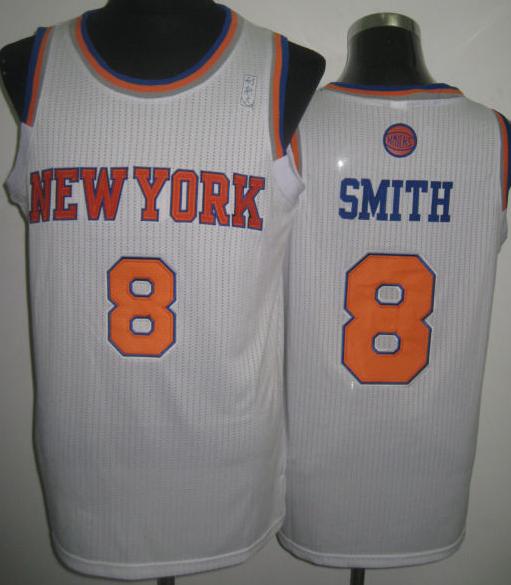 New York Knicks 8 JR Smith White Revolution 30 NBA Jersey New Style Cheap