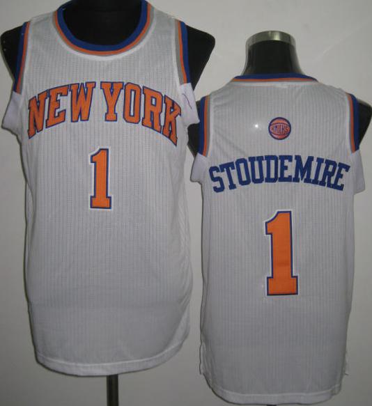 New York Knicks 1 Amar'e Stoudemire White Revolution 30 NBA Jerseys Cheap