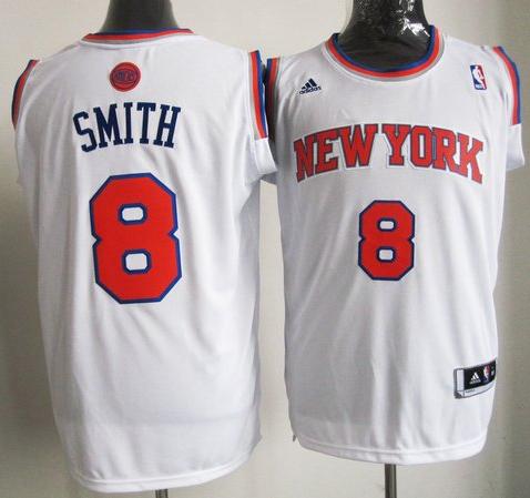 New York Knicks 8 JR Smith White Revolution 30 Swingman NBA Jersey New Style Cheap
