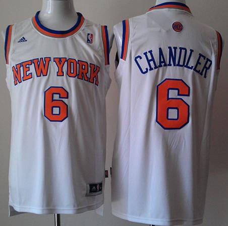 New York Knicks 6 Tyson Chandler White Revolution 30 Swingman NBA Jerseys New Style Cheap