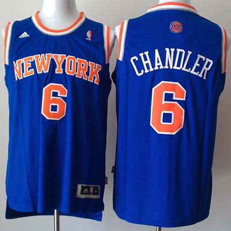 New York Knicks 6 Tyson Chandler Blue Revolution 30 Swingman NBA Jerseys New Style Cheap