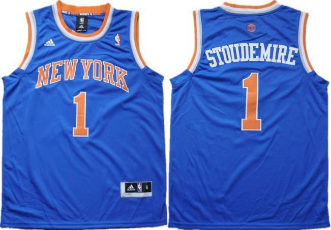 New York Knicks 1 Amar'e Stoudemire Blue Revolution 30 Swingman NBA Jerseys New Style Cheap