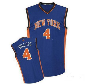 New York Knicks 4 Chauncey Billups blue color Basketball Jerseys Cheap