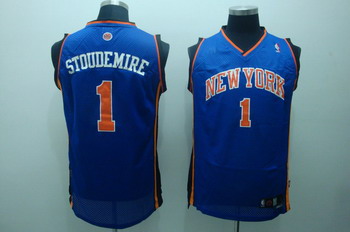 New York Knicks 1 Amare Stoudemire Blue Swingman Jerseys Cheap