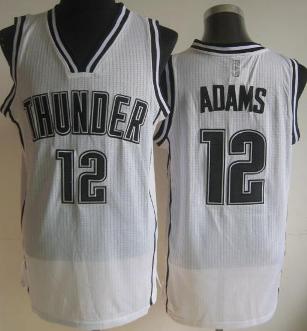 Oklahoma City Thunder 12 Steven Adams White Revolution 30 NBA Jerseys Cheap