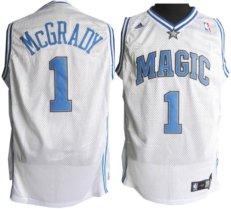 Orlando Magic 1 Tracy McGrady Soul Swingman White M&N Jersey Cheap
