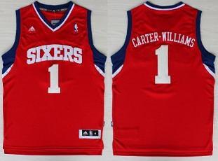 Philadelphia 76ers 1 Michael Carter Williams Red Revolution 30 Swingman NBA Jersey Cheap