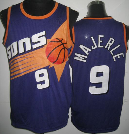 Phoenix Suns 9 Dan Majerle Purple Hardwood Classics Revolution 30 NBA Jerseys Cheap