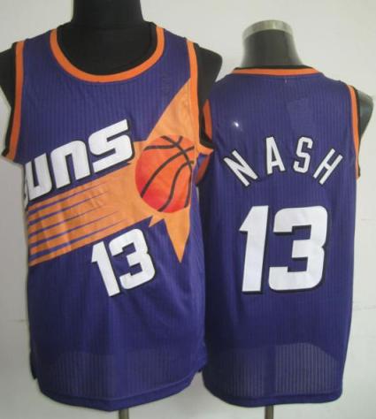 Phoenix Suns 13 Steve Nash Purple Hardwood Classics Revolution 30 NBA Jerseys Cheap