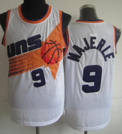 Phoenix Suns 9 Dan Majerle White Hardwood Classics Revolution 30 NBA Jerseys Cheap