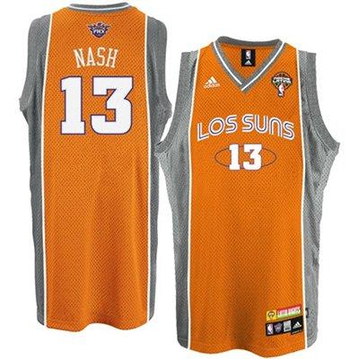Phoenix Suns 13 Nash Latin Nights Orange Swingman Jersey Cheap