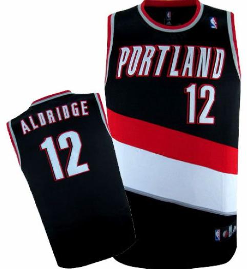 Portland Trail Blazers 12 Aldridge Black NBA Jersey Cheap