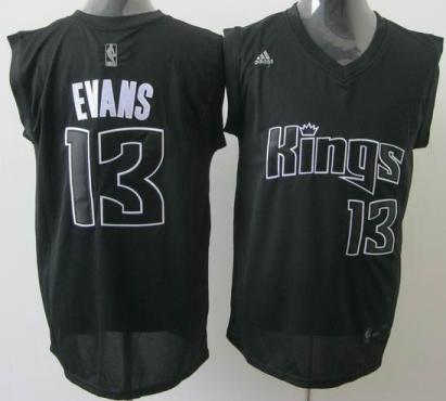 Sacramento Kings 13 Tyreke Evans Black Jerseys Cheap