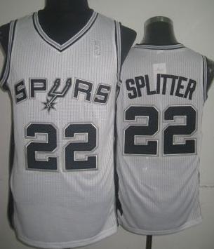 San Antonio Spurs 22 Tiago Splitter White Revolution 30 NBA Jersey Cheap