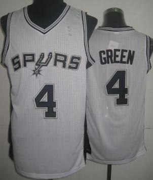 San Antonio Spurs 4 Danny Green White Revolution 30 NBA Jersey Cheap