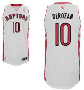 Toronto Raptors 10 DeMar DeRozan White Revolution 30 Swingman NBA Jersey Cheap