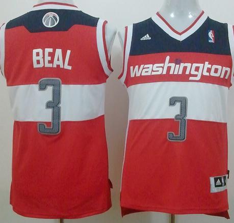 Washington Wizards 3 Bradley Beal Red Revolution 30 Swingman NBA Jerseys Cheap