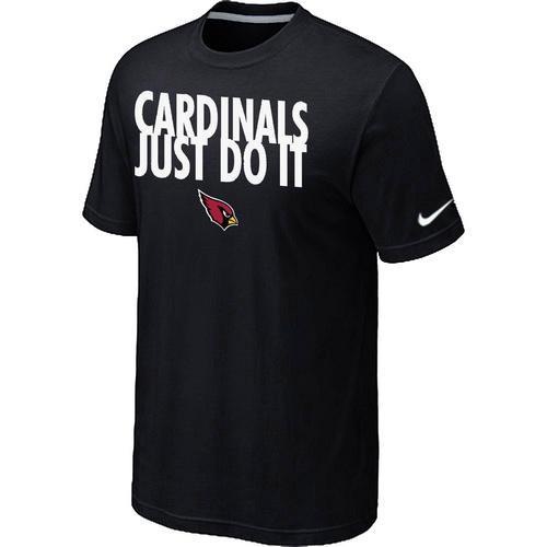 Nike Arizona Cardinals Just Do It Black NFL T-Shirt Cheap