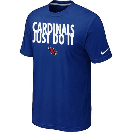 Nike Arizona Cardinals Just Do It Blue NFL T-Shirt Cheap