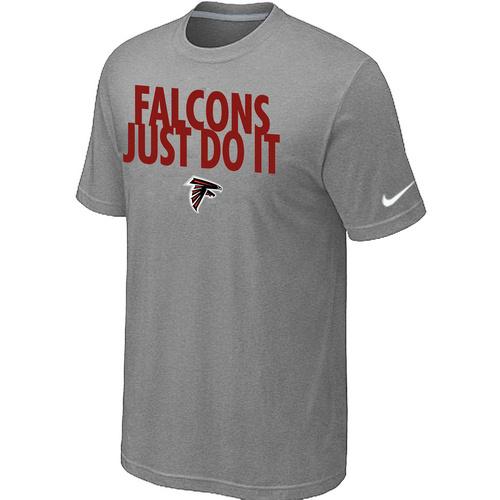 Nike Atlanta Falcons Just Do It L.Grey NFL T-Shirt Cheap