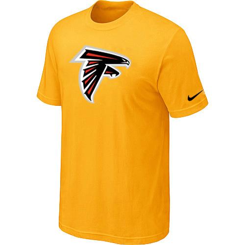 Atlanta Falcons Sideline Legend Authentic Logo Dri-FIT T-Shirt Yellow Cheap