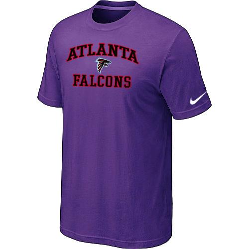 Atlanta Falcons Heart & Soull T-Shirt Purple Cheap