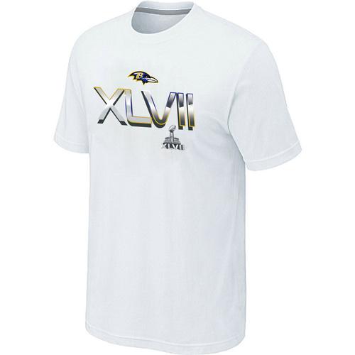 Nike Baltimore Ravens 2012 Super Bowl XLVII On Our Way White NFL T-Shirt Cheap
