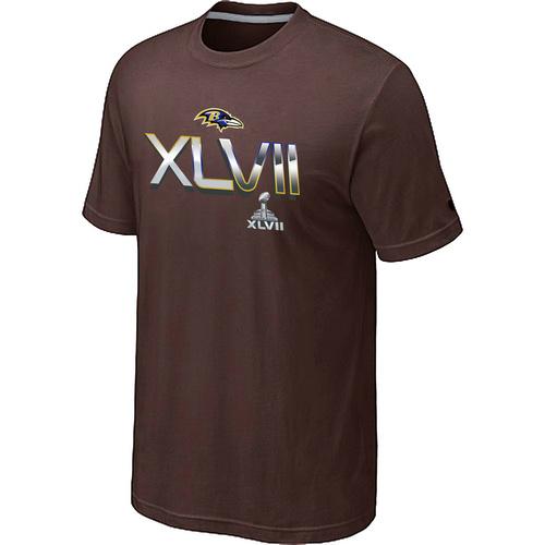 Nike Baltimore Ravens 2012 Super Bowl XLVII On Our Way Brown NFL T-Shirt Cheap