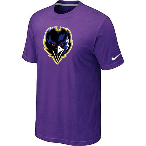 Nike Baltimore Ravens Tean Logo Purple NFL T-Shirt Cheap