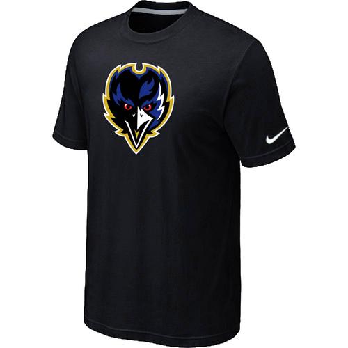 Nike Baltimore Ravens Tean Logo Black NFL T-Shirt Cheap