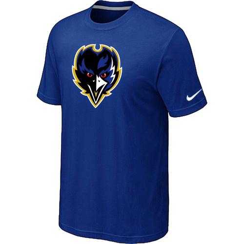 Nike Baltimore Ravens Tean Logo Blue NFL T-Shirt Cheap