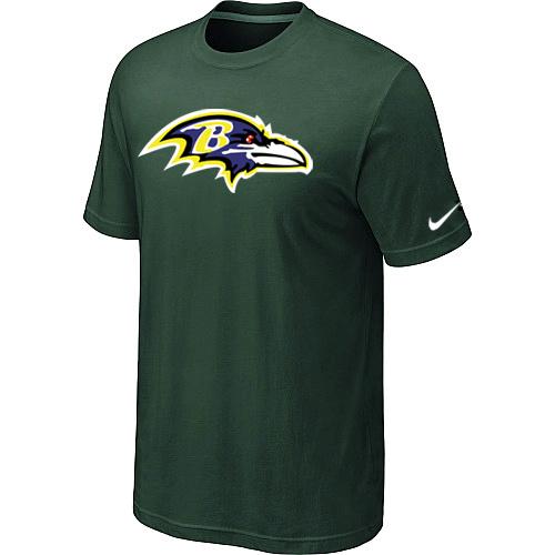 Baltimore Ravens Sideline Legend Authentic Logo Dri-FIT T-Shirt D.Green Cheap