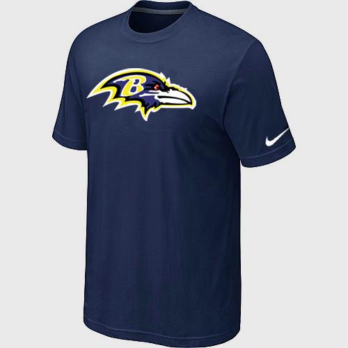 Baltimore Ravens Sideline Legend Authentic Logo Dri-FIT T-Shirt D.Blue Cheap