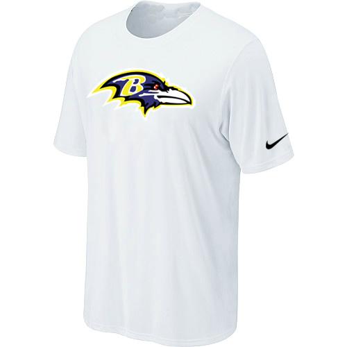 Baltimore Ravens Sideline Legend Authentic Logo Dri-FIT T-Shirt White Cheap