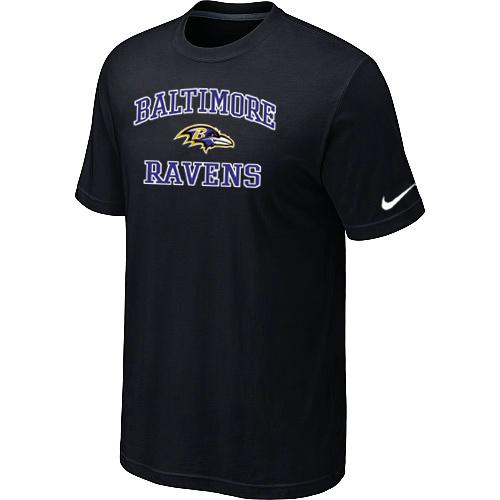 Baltimore Ravens Heart & Soull Black T-Shirt Cheap