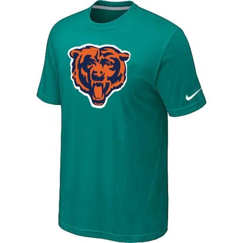 Nike Chicago Bears Green Tean Logo NFL T-Shirt Cheap