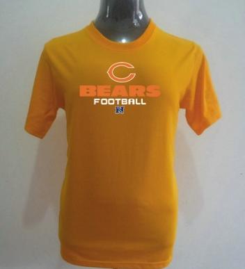 Chicago Bears Big & Tall Critical Victory T-Shirt Yellow Cheap