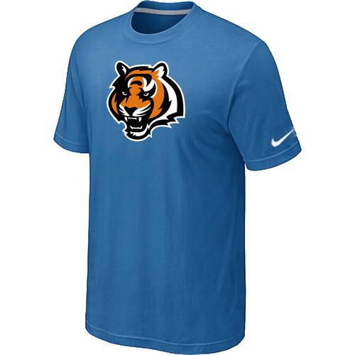 Nike Cincinnati Bengals Tean Logo light Blue NFL T-Shirt Cheap