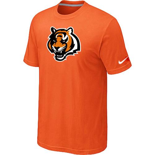 Nike Cincinnati Bengals Tean Logo Orange NFL T-Shirt Cheap