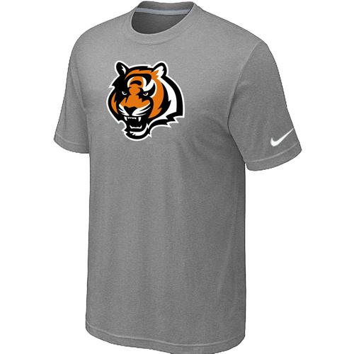 Nike Cincinnati Bengals Tean Logo L.Grey NFL T-Shirt Cheap